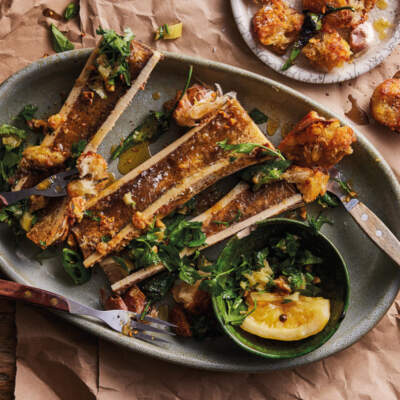 Roasted marrow bones