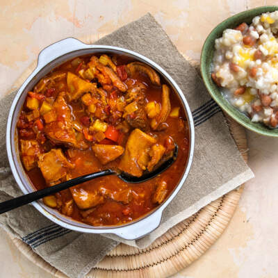 Curried tripe