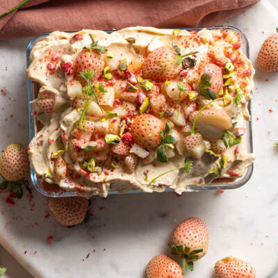 Florida Pearl® strawberry tiramisu