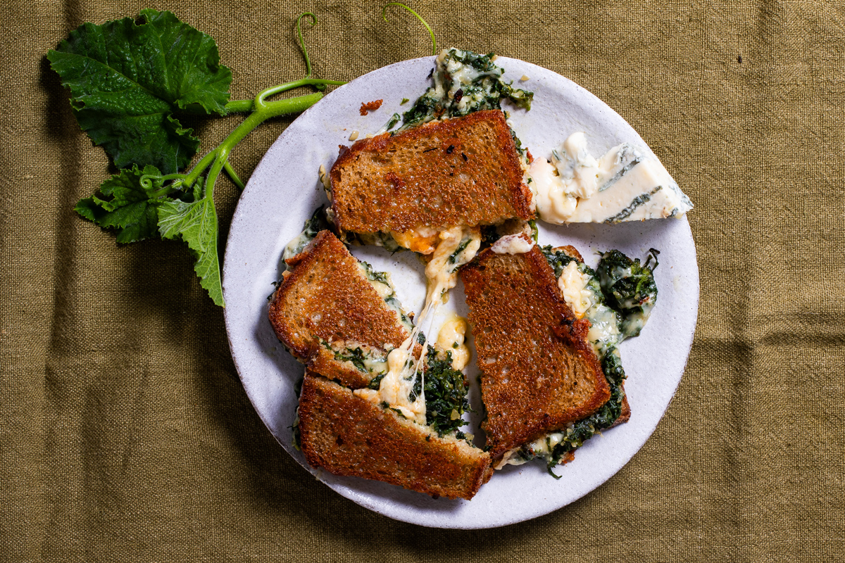 Morogo Gorgonzola grilled cheese