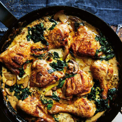 One-pan chicken Florentine