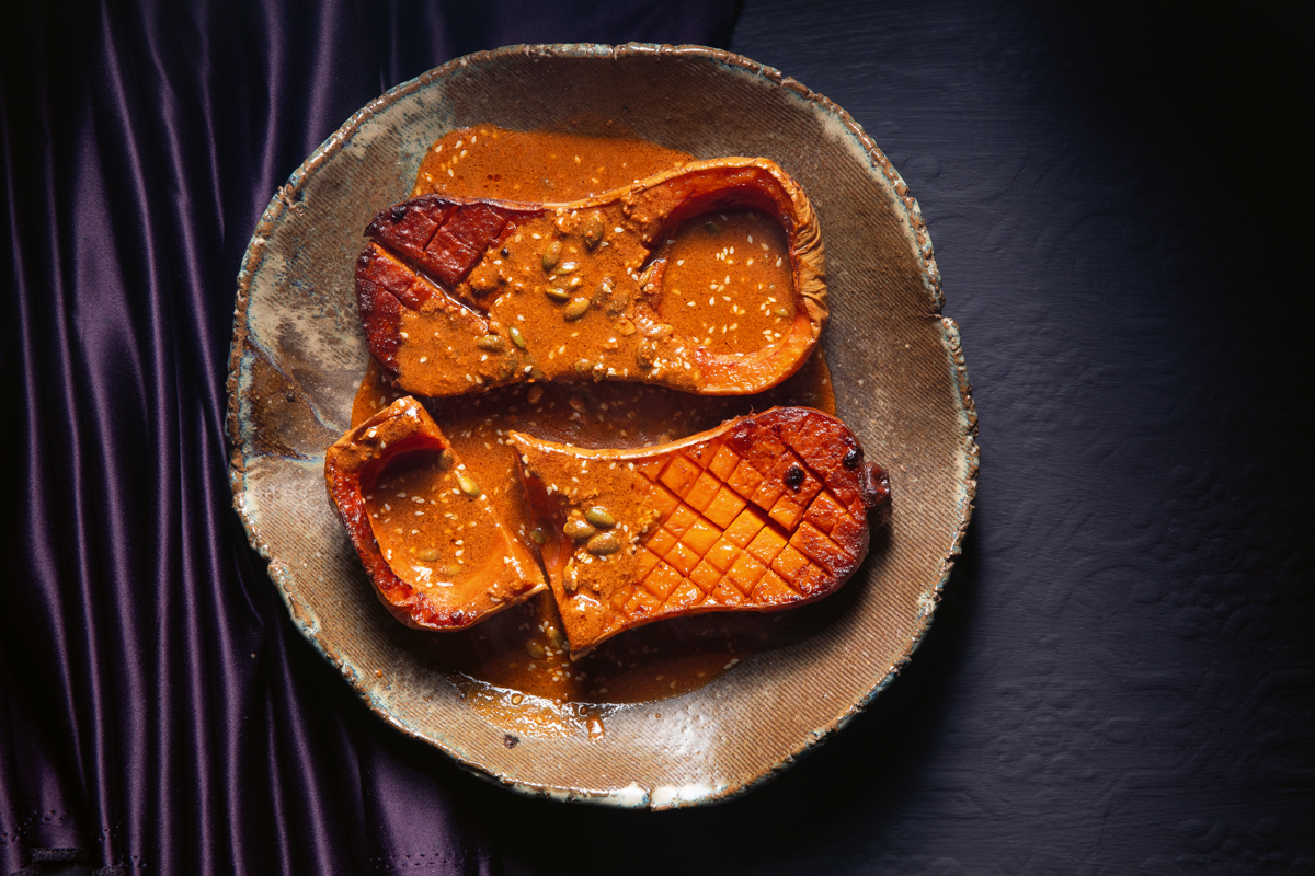 Butternut with gochujang cream