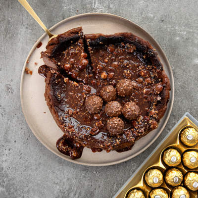 Ferrero Rocher cheesecake  