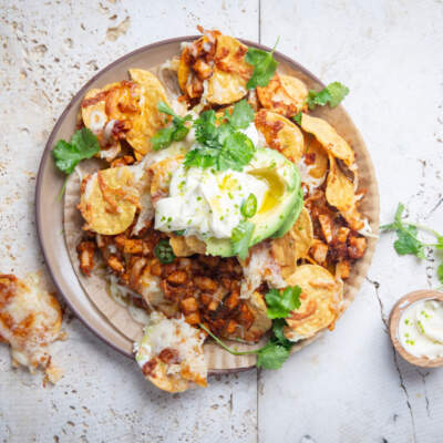 Air-fryer nachos