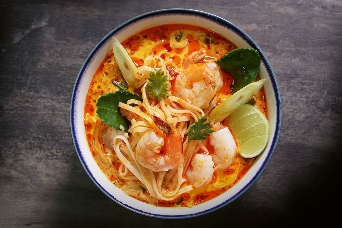 Blue Elephant Tom Yam Noodle Soup