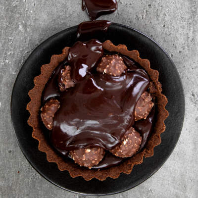 Decadent chocolate tarts 