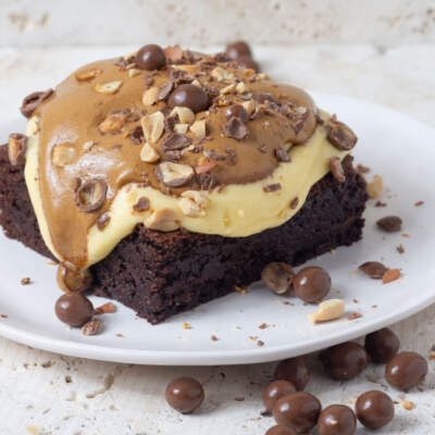 Tiramisu-inspired brown butter chocolate brownies