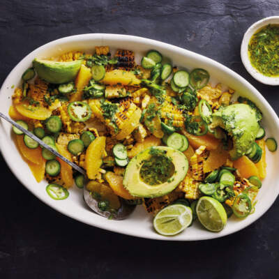 Braaied corn salad