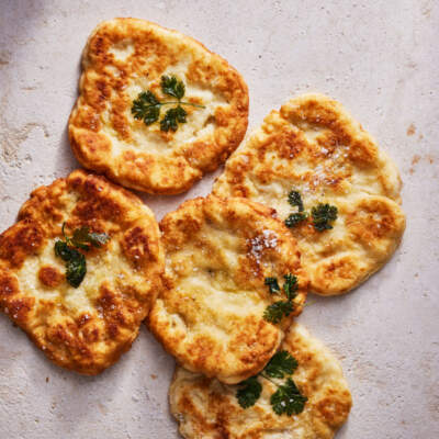 Fried yoghurt bread