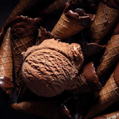 No-churn chocolate ice cream