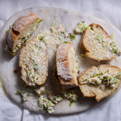 Chicken Caesar chopped sandwich