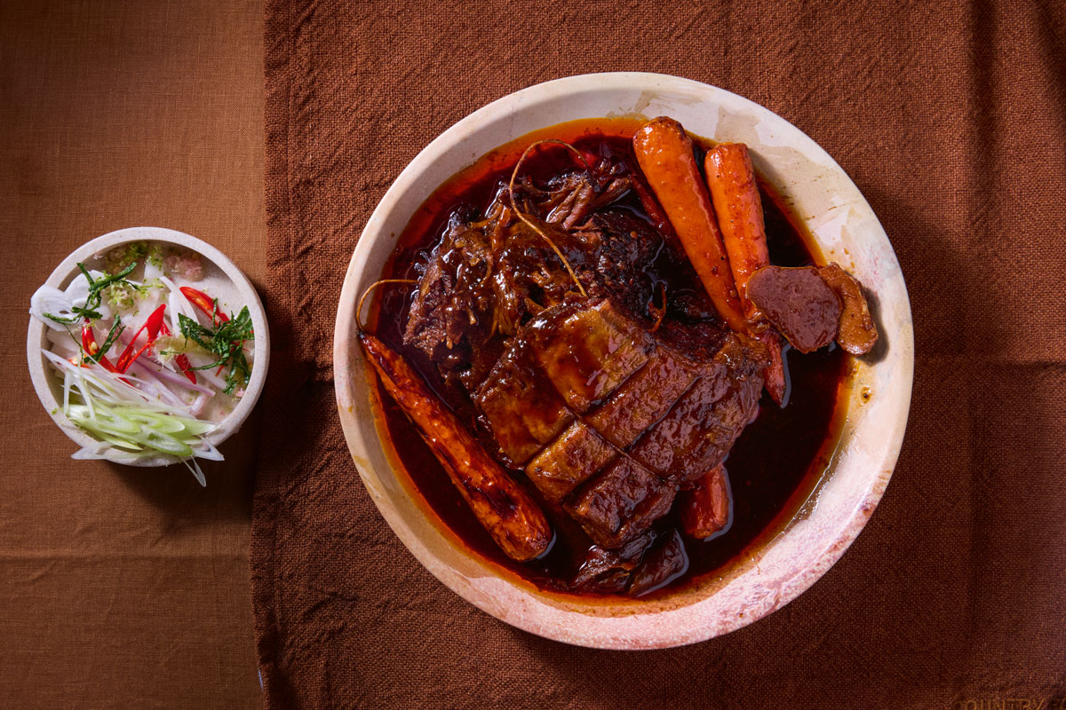 Asian braised brisket