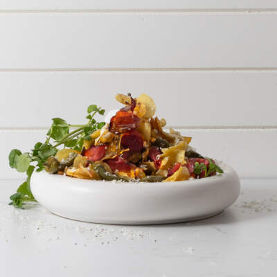 Chip charcuterie tower