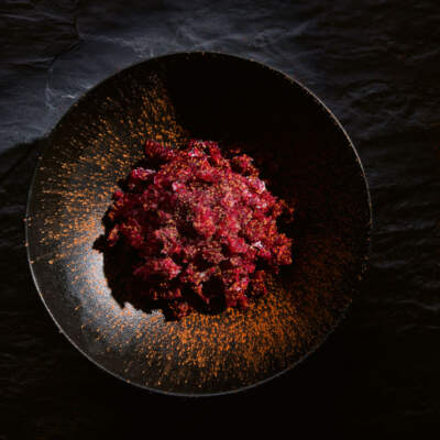 Chocolate-and-pomegranate granita