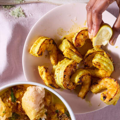 Prawn chaat