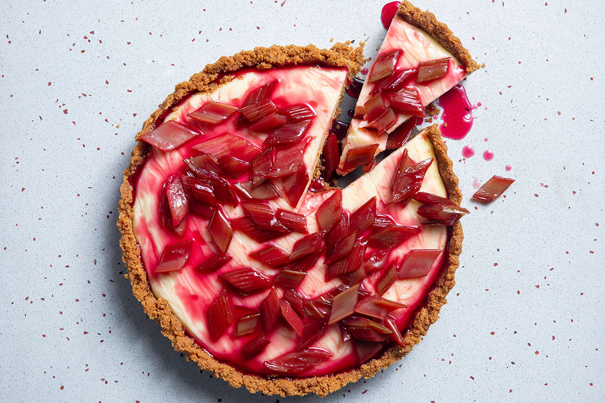 Rhubarb tart