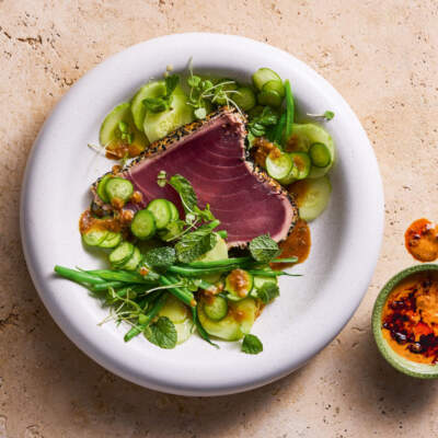 Sesame-seared tuna