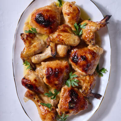 Mayonnaise-and-chutney chicken