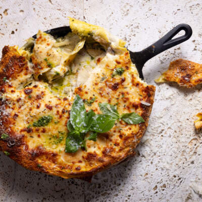 Ivor Jones’s mushroom lasagne