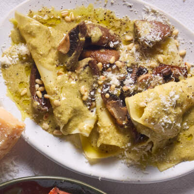 Miso pesto lasagna