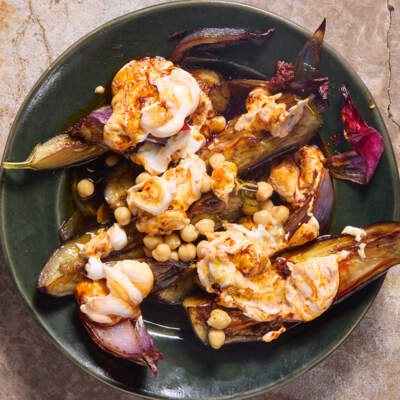 Warm harissa veg bowl