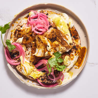 Easy shawarma chicken wraps